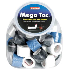 Tourna Mega Tac Blu,Blk,Wht 36 Jar Assorted