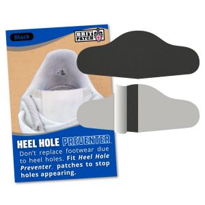 Trainer Armour Heel Hole Preventer Pack BLACKr