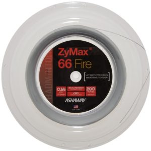 Ashaway ZyMax 66 Fire White Badminton String Reel 200m