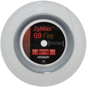 Ashaway ZyMax 69 Fire White Badminton String Reel 200m