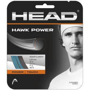 HEAD Hawk Power 17g/1.25mm Tennis String 12m Set Petrol