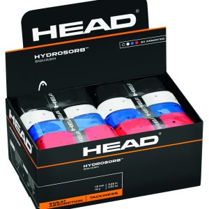 HEAD Hydrosorb Squash Grip 24pc Box Assorted