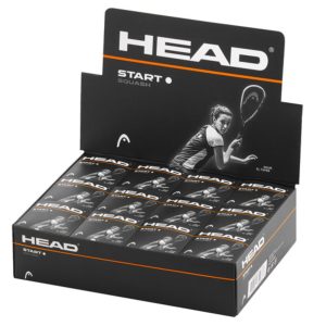 HEAD Start White Dot Squash Ball Dozen