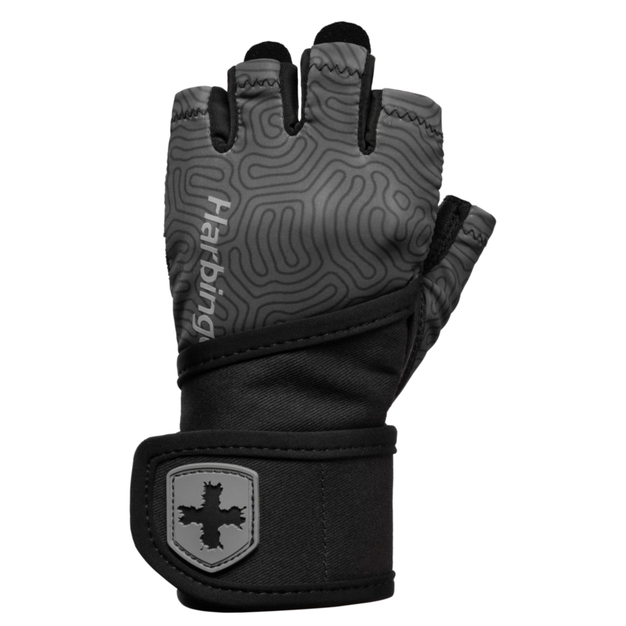 Harbinger Womens Pro Wristwrap 3.0 Glove Carbon - Medium