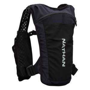 Nathan Quickstart 3.0 4L Hydration Vest inc 2 soft flasks Black