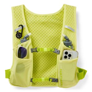 Nathan Quickstart 3.0 4L Hydration Vest inc 2 soft flasks Lime