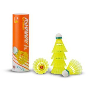 Ashaway Nylon NT70 Shuttle 6 Pack - Yellow
